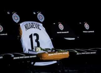 Партизан и Мега се збогуваа од Дејан Милоевиќ (ВИДЕО)