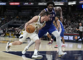 Ембид и Филаделфија сопрени од Индијана