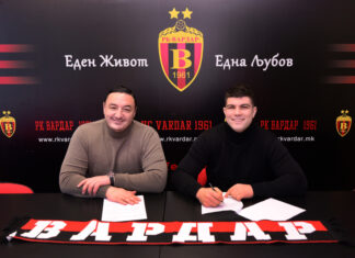 Милан Лазаревски останува во Вардар до 2026-та