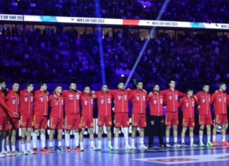 (ВИДЕО) Ракометарите моќно ја испеаја македонската химна