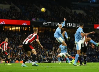 Халанд му донесе победа на Манчестер Сити против Брентфорд