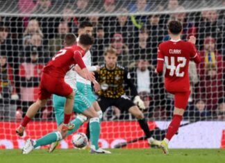 Ливерпул го комплетира списокот четвртфиналисти во ФА Купот