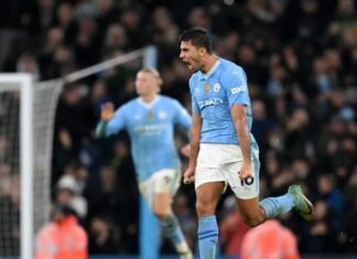 Родри го спаси шампионот од пораз во дербито со Челзи