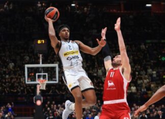 Партизан поразен во драматичната завршница во Милано