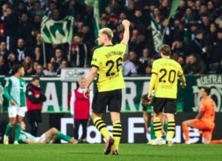 Борусија Дортмунд и со играч помалку славеше над Вердер