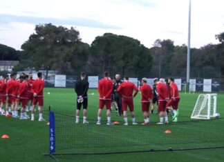 Македонските фудбалери се собраа во Анталија и го одработија првиот тренинг (ГАЛЕРИЈА+ВИДЕО)