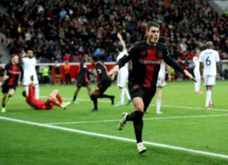 Партик Шик со хет-трик го одведе Леверкузен во четвртфиналето во Лига Европа (ВИДЕО)