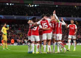 (ВИДЕО) Арсенал шестиот патник во четвртфиналето на Лигата на шампионите