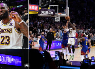 Леброн е првиот кој ја мина границата од 40.000 поени во НБА (ВИДЕО)