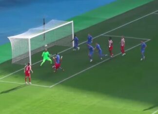 Ретко виден гол на македонските фудбалски терени (ВИДЕО)