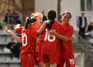 Македонија до 19 години (жени) се пласираше во Лига А квалификациите за пласман на ЕП