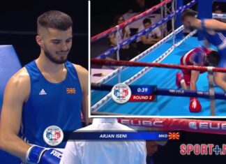 Македонскиот боксер Исени на чекор до медал на ЕП во Белград (ВИДЕО)
