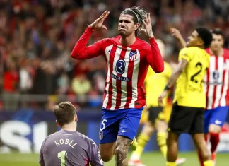 Атлетико Мадрид патува во Дортмунд со гол предност