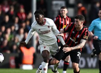 Манчестер Јунајтед ремизираше на гости кај Борнмут