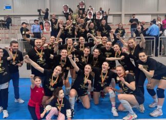 Одбојкарките на Работнички трет пат во низа се шампиони на Македoнија (ВИДЕО)