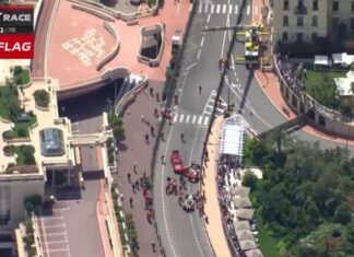 Страшен инцидент на стартот на Гран-прито во Монако (ВИДЕО)