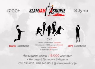 Денеска во Аеродром „SlamJam Bakset 3х3“