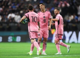 Меси, Суарез и Алба го спасија Интер Мајами од пораз (ВИДЕО)