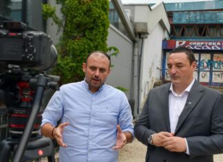 Градоначалникот Ѓорѓиевски и Министерот Ристовски најавија реконструкција на салата „Расадник”