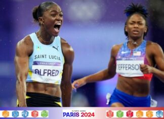 Атлетичарката од Света Луција, Алфред златна на женската 100-ка (ВИДЕО)