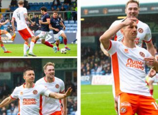 Давид Бабунски со нов гол за победа на Данди Јунајтед