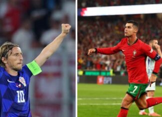 Лука Модриќ со еврогол и Роналдо за пресврт и победи на Хрватска и Португалија (ВИДЕО)