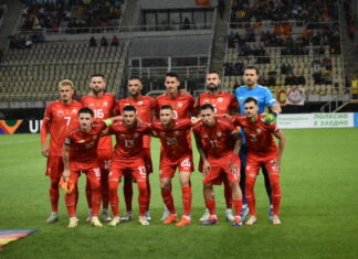 Македонија почнува со капитенот Барди во стартниот состав против Летонија (ФОТО)