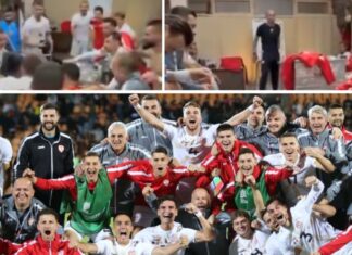 „Лудо“ славје во соблекувалната на Македонија (ВИДЕО)