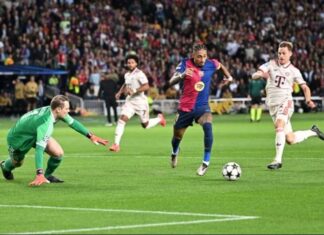 Рафиња со хет-три за убедлива победа на Барса над Баерн Минхен (ВИДЕО)