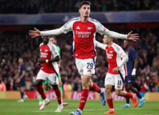 Арсенал подобар од ПСЖ во дербито на вечерта (ВИДЕО)