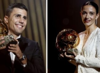 Родри и Бонмати ги освоија златните топки за најдобри во фудбалот во 2024-та (ВИДЕО+ГАЛЕРИЈА)