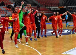Футсал репрезентацијата на Македонија подобра од Црна Гора со 2:1
