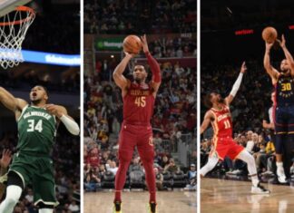 Јанис броеше до 41, Кливленд се врати на победите, нови триумфи на Голден Стејт и Оклахома (ВИДЕО)