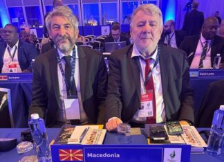 Јовановски и Карановиќ на конгресот на Светската одбојкарска федерација во Порто