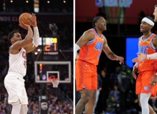 Водечките Кливленд и Оклахома со нови победи (ВИДЕО)