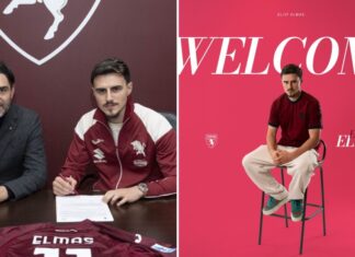 Ељиф Елмас официјално во Торино