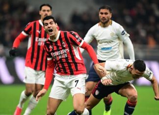 Милан пак „киксна„ во дуелот со Каљари (ВИДЕО)