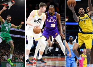 Бостон и Јута слева во неизвесни завршници, пораз на Кливленд (ВИДЕО)