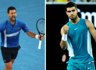 Ѓоковиќ се помачи, а Алкараз лесно до втората рунда на АО (ВИДЕО)