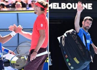 Ѓоковиќ го предаде мечот на Зверев кој ќе игра во финалето на Австралија опен (ВИДЕО)