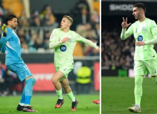 Димитриевски немоќен да ја спаси Валенсија од нов пораз од Барса (ВИДЕО)