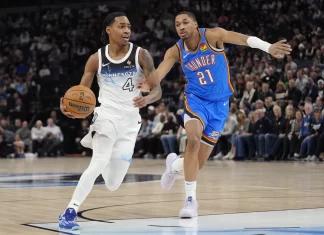 Оклахома изненадена од Минесота, тројца играчи постигнаа 40+ поени (ВИДЕО)