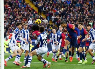 Барселона ја наполни мрежата на Сосиедад (ВИДЕО)