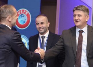 Првите луѓе на ФФМ на регионален состанок на федерациите одржан во Сараево