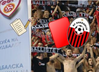 ФФМ ја казни Шкендија со 5 натпревари без публика и 6000 евра