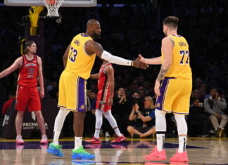 Дончиќ и Леброн со „шоу-тајм“ на Лејкерси за нов рекорд на Џејмс (ВИДЕО)