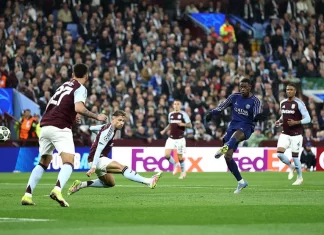 ПСЖ поразен од Астон Вила до ќе игра полуфинале во Лигата на шампионите (ВИДЕО)