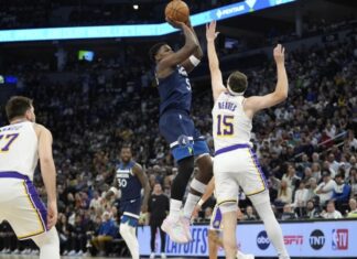 Дончиќ и Леброн немоќни против Едвардс и Минесота, судиите ги „украдоа“ Пистонс (ВИДЕО)