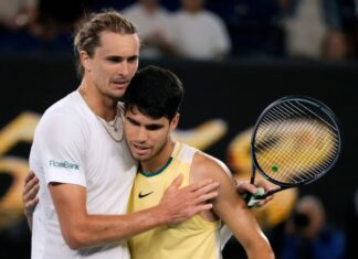 Зверев го мина Алкараз на АТП листата