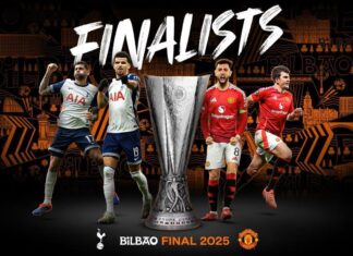 Тотенхем и Манчестер Ј. во англиското финале во Лигата на Европа